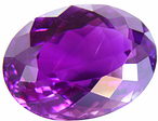 Faceted amethyst, violet Madagascar gemstone, exclusive cut amethysts, amethyste information data