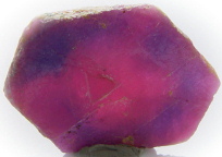 Violet pink tabular Sapphire crystal, blue pink Madagascar mineral, exclusive sapphires, corundum information data