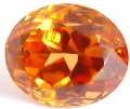 Oval Spessartite garnet, orange gemstone, exclusive spessarites gemstones, garnets information