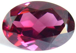 6.43 carats oval Rhodolite garnet gemstone, red purple garnet, exclusive loose faceted rhodolite garnets, gemstones shopping