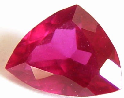 0.71 carats trillion ruby gemstone, transparent gems, exclusive loose faceted rubies, gemstones shopping