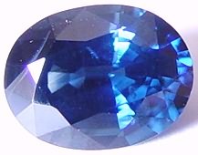 2.33 carat oval blue sapphire gemstone, transparent gems, exclusive loose faceted sapphires, gemstones shopping