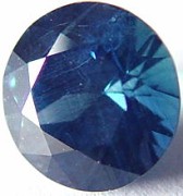 1.39 carat round blue sapphire gemstone, transparent gems, exclusive loose faceted sapphires, gemstones shopping