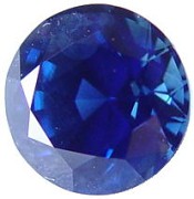 2.01 carats untreated round blue sapphire gemstone, transparent gems, exclusive loose faceted sapphires, gemstones shopping