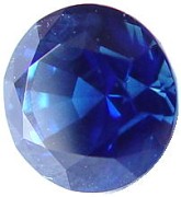2.01 carats round blue sapphire gemstone, transparent gems, exclusive loose faceted sapphires, gemstones shopping