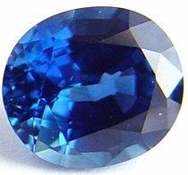 2.40 carats untreated blue sapphire gemstone, transparent gems, exclusive loose faceted sapphires, gemstones shopping