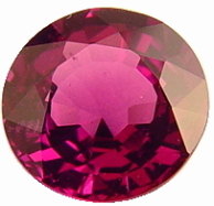 2.39 carats round ruby gemstone, transparent gems, exclusive loose faceted rubies, gemstones shopping