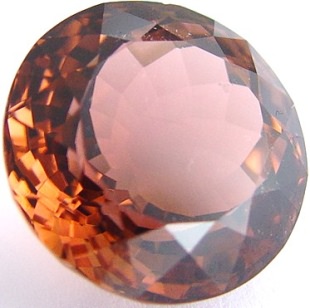 Peach tourmaline gemstone, exclusive loose faceted tourmalines, Madagascar gemstones shopping